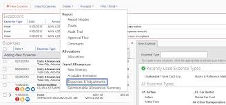 create daily allowance per diem expenses business and