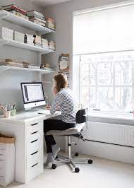 Cate St Hill S Serene Bright Bloomsbury Apartment Home Office Decor Home Office Furniture Home Office Space