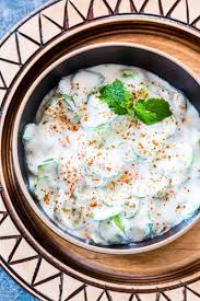 Indian Spiralized Cucumber Mint Raita Kheere Ka Raita Recipe Mint Raita Recipe Spiralizer Recipes Indian Salads