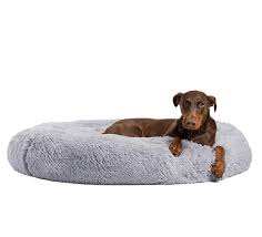 It's the anxious dog's best friend (second to you, of course). Ailotrd Washable Fluffy Dog Bed Cat Cave Donut Calming Pet Bed Cuddler Cushion With Outer Cover For Small Medium Extra Large Dog Xl Gray Buy Online In Belize At Belize Desertcart Com Productid 148586009