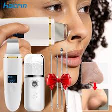Ultrasonic Skin Scrubber Remover Blackhead Ultrasonic Peeling Facial  Scrubber Shovel Deep Cleaning Face Lifting Remove Pore Acne - AliExpress 66