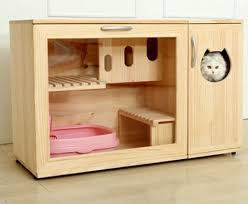 You Probably Didn T Realise You Needed A Cat Cabinet Until You Saw This Amazing Cat Furniture By Catwh Wooden Cat House Cat House Diy Cat Litter Box Furniture