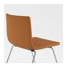 Bernhard Chair Chrome Plated Mjuk Golden Brown Ikea Ikea Chair Chrome Plating