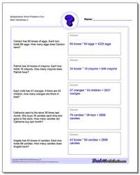 word problems multiplication word problems