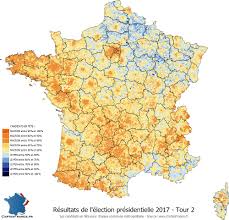 Résultats du 2nd tour 2017. Epingle Sur Cartes Des Elections