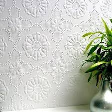 RD0647 Anaglypta Supaglypta Alexander Blanc Texturé Papier Peint  Peinturable