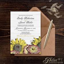 Country Garden Wedding Invitation Fall Flowers Invitations Printable Sunflowers Outdoor Wedding Invitations Country Garden Weddings Garden Wedding Invitations