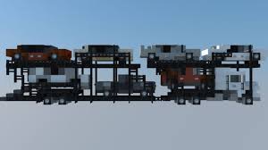 Car Hauler V2 Realistic Or Minecraft Project Minecraft Projects Minecraft Minecraft City