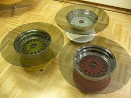Car wheel coffee table in halfords great idea for a reception area desk areas. I Know I Know In The Basement Car Part Furniture Automotive Furniture Wheel Decor