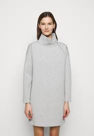 Welcome to bebeloush designs fabric. Lauren Ralph Lauren Modern Knit Freizeitkleid Pearl Grey Heather Grau Zalando De