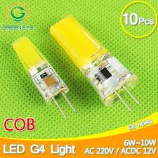 If the input voltage is 110 or 220 volts, they will burn out. Best Discount Dd1c 10pcs Dimmable Cob G4 Bulb Led 6w 10w Ac 220v Acdc 12v Led Lamp Crystal Led Light Lampadine Lampara Ampoule Led Bulb G4 Zarovka Cicig Co