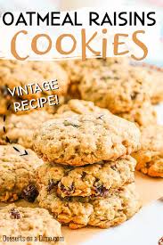 Oatmeal Raisin Cookies Soft And Chewy Oatmeal Cookies