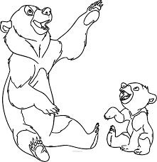Disney Brother Bear Look Coloring Pages Wecoloringpage Disney Brother Bear Coloring Pages Check Bear Coloring Pages Brother Bear Art Brother Bear Tattoo