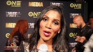 Actress Denise Boutte At TV One Premiere Of “Media”