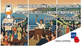 Wales Whisky Fest 2026 - Friday Opening Dinner