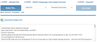 How to use online converter pdf to excel: How To Convert Pdf Bank Statement To Excel Free Solutions Included