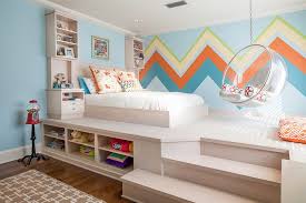 Kamar tidur sederhana dengan lukisan 3d yang unik 38. 8 Desain Kamar Tidur Sederhana Keren Untuk Ruangan Sempit