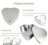 OEM ODM Custom Tinplate Case Storage Container Love Shape ...