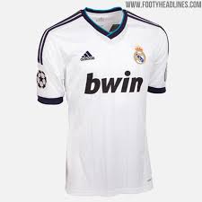 The new home kit is white, away kit is pink, and third kit is black. Real Madrid 2012 Jersey Kit
