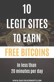Legit and trusted bitcoin investment sites. Discover 10 Legit Sites To Earn Free Bitcoins Earn Bitcoin Fast Free Bitcoin Mining Bitcoin Faucet