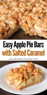 Easy Salted Caramel Apple Pie Bars Recipe In 2020 Apple Pie Bars Salted Caramel Apple Pie Apple Bar Recipes