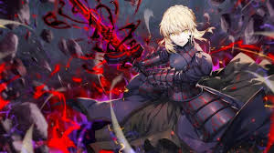 Saber Alter Fate Series Fate Stay Night Heaven S Feel Sword Blonde Hair Armor In 2020 Fate Stay Night Movie Fate Stay Night Anime