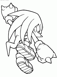 Stats on this coloring page. Sonic Coloring Pages Knuckles Coloring Home