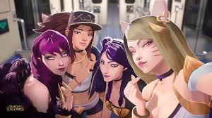 League Of Legends Virtual Group K Da Pop Stars Article Cgsociety Lol League Of Legends Ahri League League Of Legends