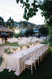 White Green Dinner Decoration Ideas For Your Wedding Day