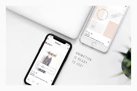 Animated Instagram Posts Peony Social Media 75732 Instagram Mockup Instagram Posts Peony Drawing