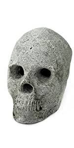 Maybe you would like to learn more about one of these? Amazon Com Hollow Ceramic Skull For Indoor And Outdoor Fire Pits And Fireplaces Single Fireproof Ceramic Skull 6 Inches Gray Color Patio Lawn Garden