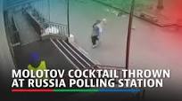 Molotov cocktail thrown at polling station in Russia's St ...