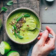 Easy Green Curry Asparagus Soup Full Of Plants Recipe Asparagus Soup Green Curry Asparagus