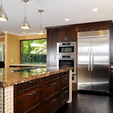 Contemporary black granite cherry cabinets kitchen. Yellow Kitchen Pictures Hgtv Photos