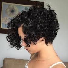 Short Curly Bob Undercut Curly Hair Haircut For Thick Hair Curly Hair Styles