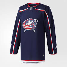 Adidas authentic pro columbus blue jackets third jersey. Adidas Blue Jackets Home Authentic Pro Jersey Multicolor Adidas Us