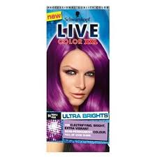 Avoid staining your fav jumper by having an old towel at the ready; Schwarzkopf Live Farb Xxl Extrem Brights 94 Purple Punk Semi Permanent Lila Haare Farben Amazon De Beauty