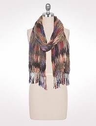 Textured Multicolored Scarf Dress Barn Multi Coloured Scarves Casual Fashion Cute Fashion