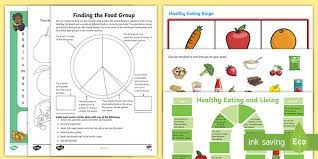 The four p's of marketing are product, price, place and promotion. Healthy Eating Living And Nutrition Activity Pack