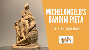 Do prédio do teatro, eis q surge uma trinca de músicos. Michelangelo S Bandini Pieta In The Round View Youtube