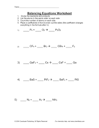 Balancing equations practice worksheet chemical robertdee org homework 3 types of reactions and 33 answers chemistry project list problems tessshlo moercar equation worksheets with balance sumnermuseumdc 30 resource plans. Easy Practice Problems W Warm Up Vocab