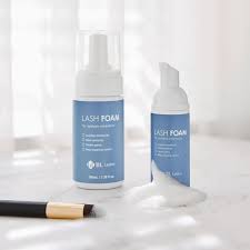 Again, be gentle and try to avoid pulling or rubbing the lashes. Lash Extension Foam Cleanser For Lash Bath Bl Lashes