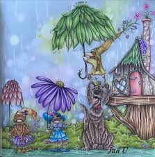 Download Gnomes In The Neighborhood By Denyse Klette Coloured By Jan Colouredbyjan In 2020 Coloring Book Art Coloring Books Art