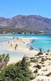 Elafonisi Beach In Kissamos Chania Crete Island Greece Visiting Greece Crete Island Greece Crete Island