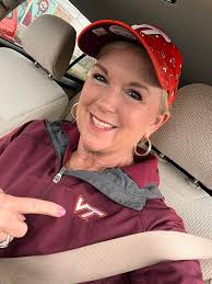 Proudly, representing Virginia Tech Athletics at all of my special events  today! I could not be more proud of my university, and the people who  represent it! GO HOKIES!!