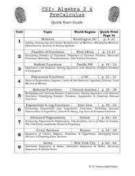 Csi Algebra 2 Pre Calculus Bundle 9 Crime Scenes Distance Learning