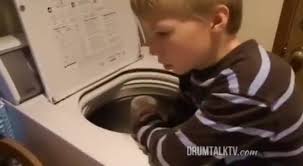 The Washing Machine Drummer Kid