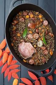 Petit Fume Aux Lentilles Facile Recette De Plat Recettes De Cuisine Plat Convivial