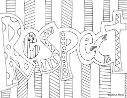 Respect others coloring pages character education respect pinte #9463840. Printable Doodle Art Coloring Pages Respect Coloring Pages Quote Coloring Pages Coloring Books