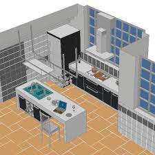 kitchen 3d dwg model for autocad